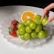 Set of Glass Serving Plate & 6 Plates 